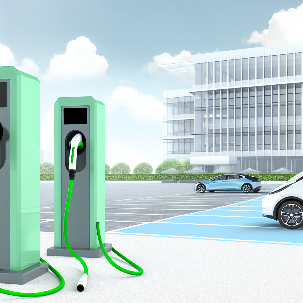 Installation de bornes de recharge pour véhicules électriques en entreprise